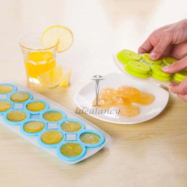 Creative Silicone Lemon Mold Ice Tray