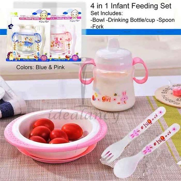 4 in 1 Infant Feeding Set - Baby Feeding Set