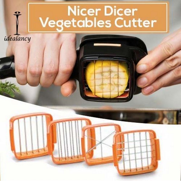 Nicer Dicer 5 in 1 Multi-Cutter Quick Food Fruit Vegetable Cutter Slicer Chopper