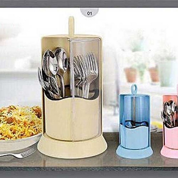 Covered Cutlery Stand Dust Safe