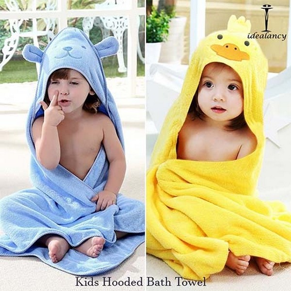 Kids Hooded Bath Towel