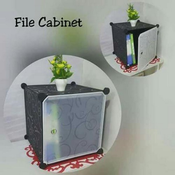 File Cabinet Cube With Door DIY