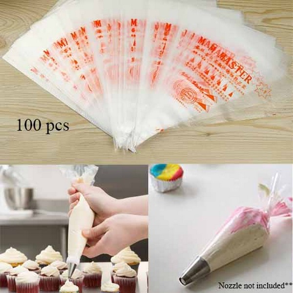 Icing Bags 100 pcs Disposable