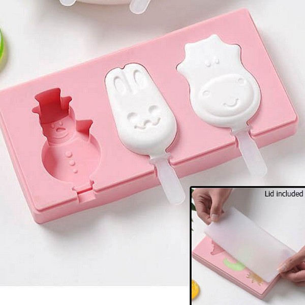 Silicone Ice Cream Mould with Lid