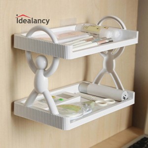 2 Layer Wall Hanging Storage Shelf