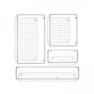 Drawer Organizer Trays Set Pack Of 4Pcs