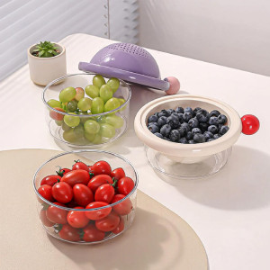 Food Drain Basket Double-layer