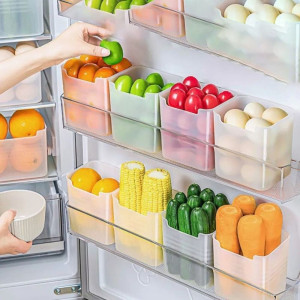 4 Pack Refrigerator Food Storage Boxes