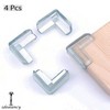 4 Pcs  Silicone Table Corner Edge Protector Covers