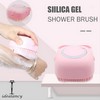Silicone Soft Bath Body Brush with Shampoo Dispenser