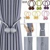 Magnetic Pearl Ball Curtain Tiebacks Clips 2Pcs