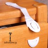 3 Pcs Cabinet Drawer Bend Lock