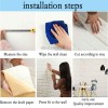 Pack of 4 3D Foam Brick Wall Sheets 3MM