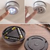 LED Push Button Tap Light Adhesive Pack Of  3