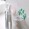 Toothbrush & Paste Holder Wall-Mounted Round Shape