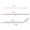 5 Pcs Steel Straws Set Reusable