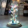 LED Light Lamp Foil Flower In Glass Cover