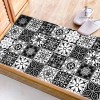12 Pcs Tile Stickers Self Adhesive Black & White