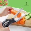 2 In 1 Knife & Cutter Scissors