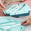 Lunch Box 2 Compartment With Spoon