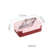 Lunch Box 2 Compartment With Spoon