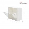 Mini Storage Case Transparent Wall Mounted