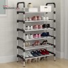 6 Layer Steel Shoe Rack Organizer