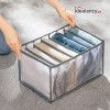 7 Compartments Pants Shirts Storage Clothes Box