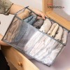 7 Compartments Pants Shirts Storage Clothes Box