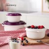 3Pcs Microwave Plastic Boxes Set