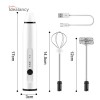 2 In 1 Coffee Egg Beater Rechargeable
