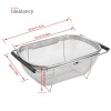 Over The Sink Colander Strainer Basket Stainless Steel