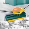 3 In 1 Floor Scrub Brush With Long Telescopic Handle