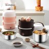 Electric Steamer Lunch Box 2 layer