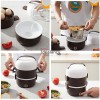 Electric Steamer Lunch Box 2 layer