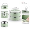 2 Layer Insulated Lunch Box Stainless Steel
