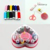 Sewing Kits Box Heart Shaped