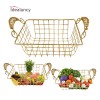 Iron Storage Basket Gold