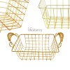 Iron Storage Basket Gold