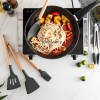12pcs Silicone Utensil Set With Wooden Handle