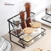 2 Tier Spice Rack Shelf Kitchen