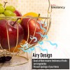 Fruit Basket Round Gold