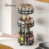 360° Rotating Storage Rack Organizer Round