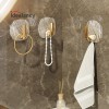 Acrylic Hanging Hooks Pack Of 3