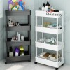 4 Tier Smart Cart Storage Shelf