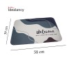 Floral Bath Mat Water Absorbent Non-Slip-D