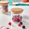 Storage Jar With Bamboo Lid -320ML