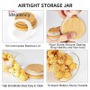 Storage Jar With Bamboo Lid -320ML