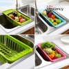 Over The Sink Dish Drainer Basket