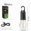 Rechargeable Hanging Bulb Light With 3 Modes